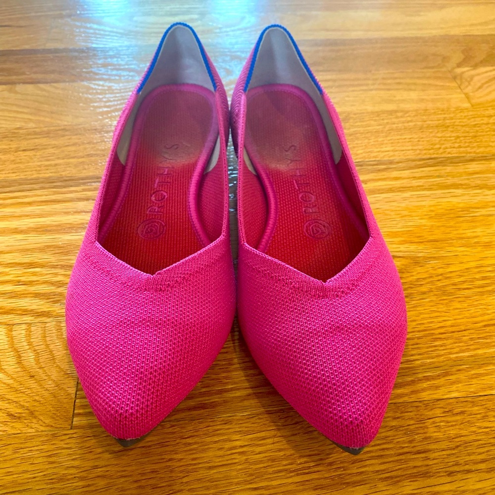 Rothy’s Retired Berry Points Size 8
